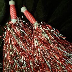 Vintage Cheerleading Pom Poms.